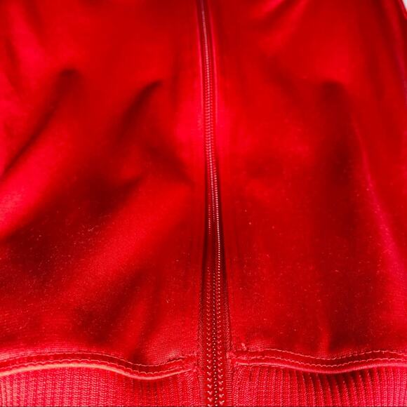 Nike Full Zip Up Track Athletic Jacket with Pockets Red White Youth Kids Medium - Picture 6 of 8